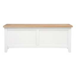 Wide Blanket Box - Chester Pure White - The Cotswold Company - thumbnail 2