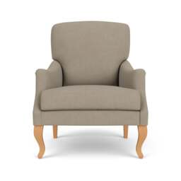 Armchair - Dove grey - House linen mix - Elsie - The Cotswold Company - thumbnail 2