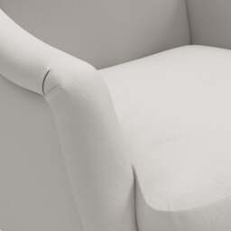 Armchair - Dove grey - House linen mix - Elsie - The Cotswold Company - thumbnail 4