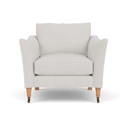 Armchair - Grey - Broadway Stripe - Robinson - The Cotswold Company - thumbnail 2