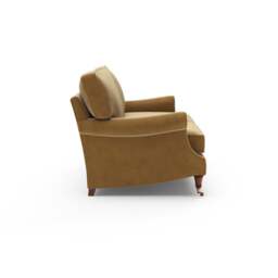 4 Seater Sofa - Mustard - Matt Velvet - Taylor High Back - The Cotswold Company - thumbnail 7