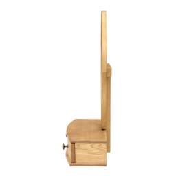 Vanity Mirror - Winchcombe Oiled Oak - The Cotswold Company - thumbnail 3