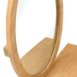 Vanity Mirror - Winchcombe Oiled Oak - The Cotswold Company - thumbnail 4