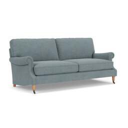 4 Seater Sofa - Teal marl - Rustic weave - Taylor High Back - The Cotswold Company