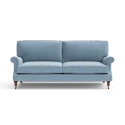 4 Seater Sofa - Teal marl - Rustic weave - Taylor High Back - The Cotswold Company - thumbnail 6