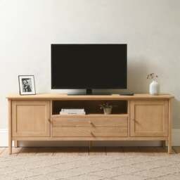 Berkeley Nordic Oak Extra Large TV Unit 75 - The Cotswold Company