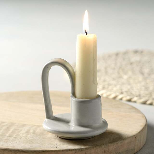 Wee Willy Winky Milk White - Candle Holder - The Cotswold Company - image 1
