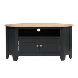Corner TV Stand up to 55 - Chester Charcoal - The Cotswold Company - thumbnail 4