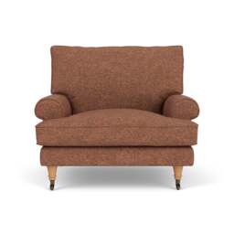 Armchair - Brick Marl - Aquaclean Oxford - Stewart - The Cotswold Company - thumbnail 2