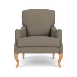Armchair - Mid Grey - House Linen Mix - Elsie - The Cotswold Company - thumbnail 2