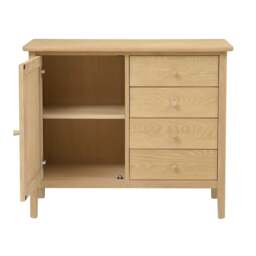 Berkeley Nordic Oak Small Sideboard - The Cotswold Company - thumbnail 4