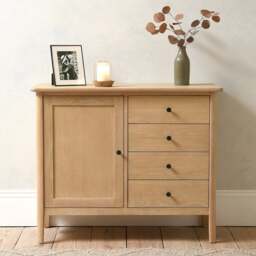Berkeley Nordic Oak Small Sideboard - The Cotswold Company - thumbnail 2