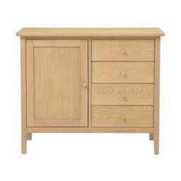 Berkeley Nordic Oak Small Sideboard - The Cotswold Company - thumbnail 3