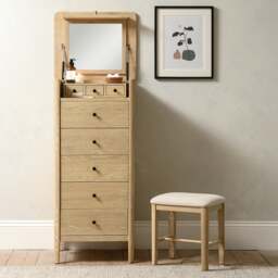 Vanity Tallboy - Berkeley Nordic Oak - The Cotswold Company - thumbnail 2