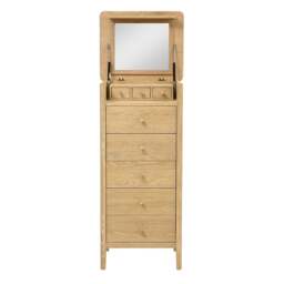 Vanity Tallboy - Berkeley Nordic Oak - The Cotswold Company - thumbnail 6
