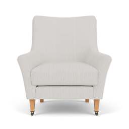 Armchair - Grey - Broadway Stripe - Martha - The Cotswold Company - thumbnail 2
