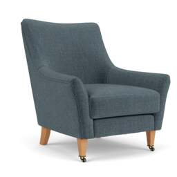 Armchair - Teal - Eco Chenille - Martha - The Cotswold Company - thumbnail 1