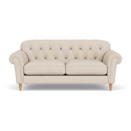 3 Seater Sofa - Lily White - House Linen Mix - Chapman - The Cotswold Company - thumbnail 2
