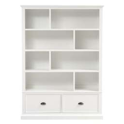 Stow Warm White Large Bookcase with Drawers - The Cotswold Company - thumbnail 2