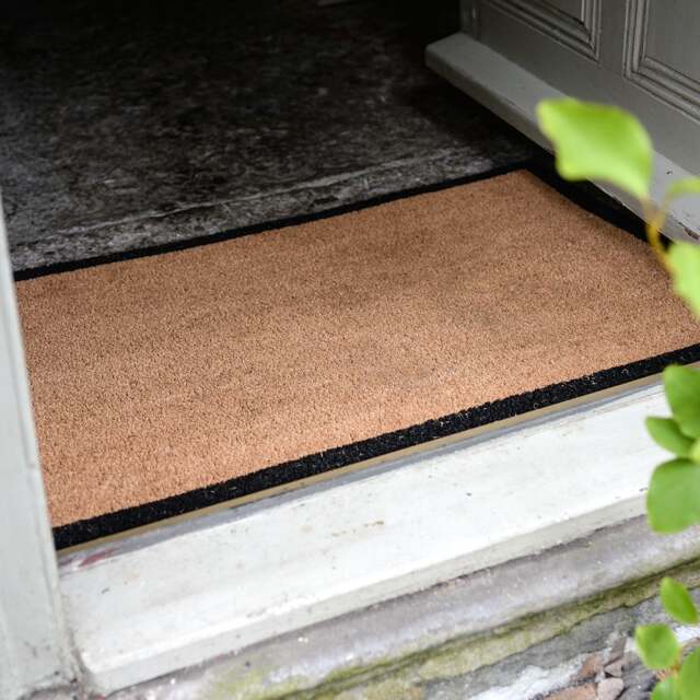 Coir Doormat - Charcoal Border 60x90cm - Home Accessories - The Cotswold Company - image 1