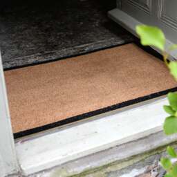 Coir Doormat - Charcoal Border 60x90cm - Home Accessories - The Cotswold Company - thumbnail 1