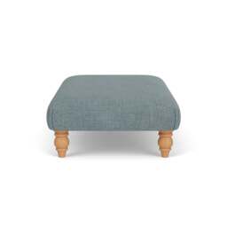 Foot Stool - Teal marl - Rustic Weave - Clara - The Cotswold Company - thumbnail 3