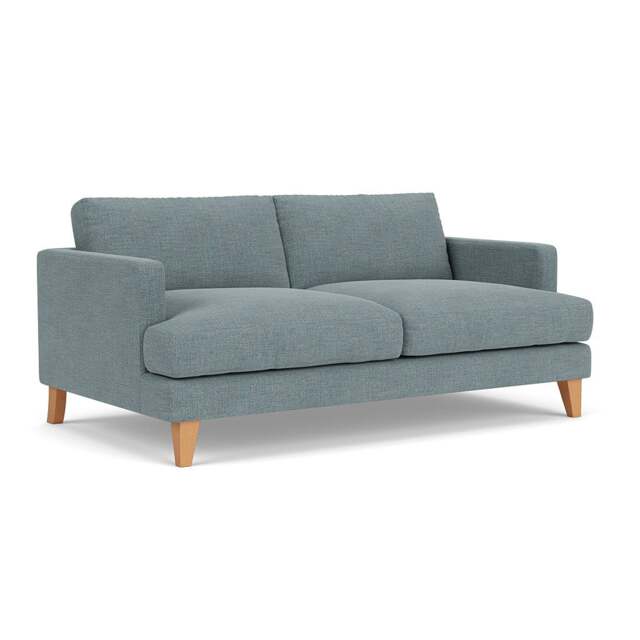 3 Seater Sofa - Teal marl - Rustic weave - Jackson - The Cotswold Company - image 1