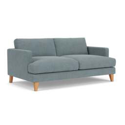 3 Seater Sofa - Teal marl - Rustic weave - Jackson - The Cotswold Company - thumbnail 1