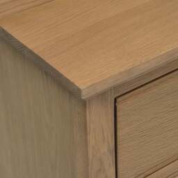8 Drawer Wide Chest - Elkstone Mellow Oak - The Cotswold Company - thumbnail 4