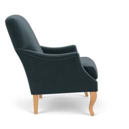 Armchair - Night Sky - Matt Velvet - Elsie - The Cotswold Company - thumbnail 3
