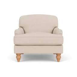 Armchair - Lily White - House Linen Mix - Ashbee - The Cotswold Company - thumbnail 2