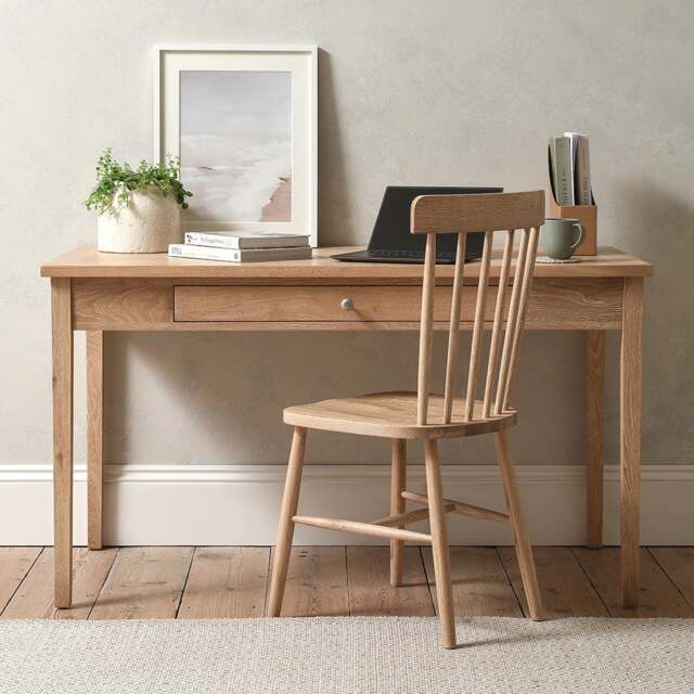 Inglesham Whitewash Oak Desk - The Cotswold Company - image 1