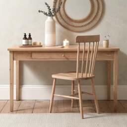 Inglesham Whitewash Oak Desk - The Cotswold Company - thumbnail 3