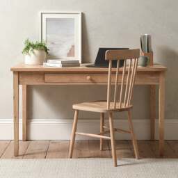 Inglesham Whitewash Oak Desk - The Cotswold Company - thumbnail 2
