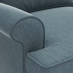 Armchair - Teal - Eco Chenille - Stewart - The Cotswold Company - thumbnail 4