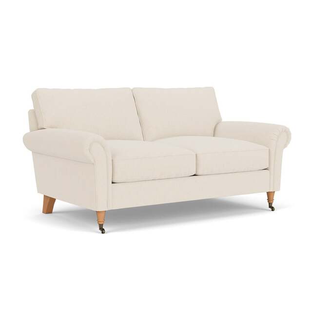 Large 2 Seater Sofa - Cream - House Weave - Osbourne - The Cotswold Company - image 1