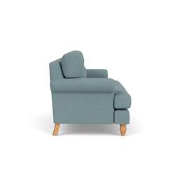 3 Seater Sofa - Sky Blue - House Linen Mix - Talbot - The Cotswold Company - thumbnail 3