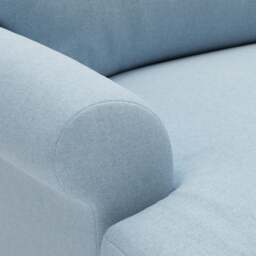 3 Seater Sofa - Sky Blue - House Linen Mix - Talbot - The Cotswold Company - thumbnail 5