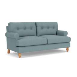 3 Seater Sofa - Sky Blue - House Linen Mix - Talbot - The Cotswold Company - thumbnail 1