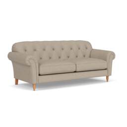 4 Seater Sofa - Natural - Herringbone Weave - Chapman - The Cotswold Company - thumbnail 1