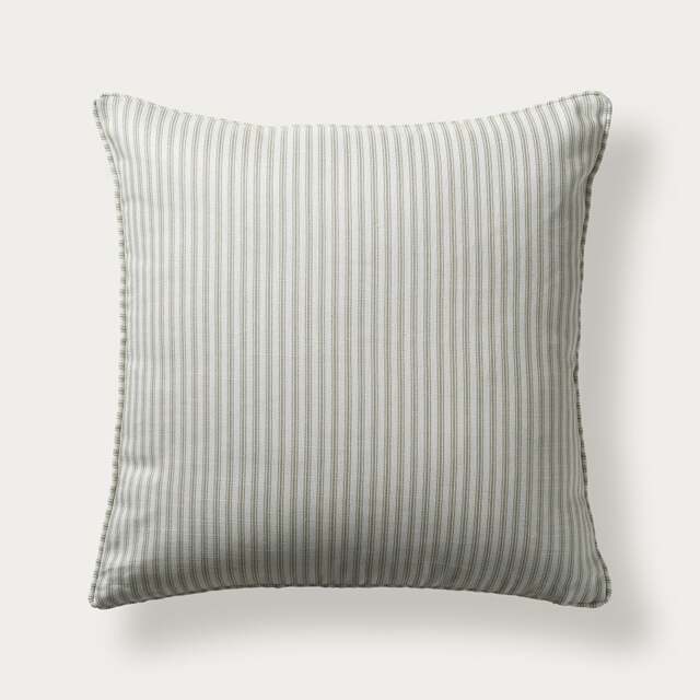 Lansdown Ticking Stripe Cushion Natural - Home Accessories - The Cotswold Company - image 1