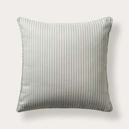 Lansdown Ticking Stripe Cushion Natural - Home Accessories - The Cotswold Company - thumbnail 1