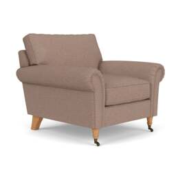 Armchair - Autumn Mix - Textured Weave - Osbourne - The Cotswold Company
