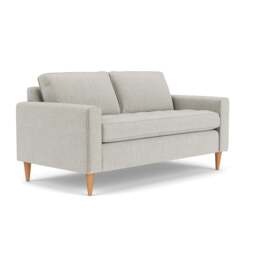 Large 2 Seater Sofa - Grey Mist - Eco Chenille - Saxon - The Cotswold Company