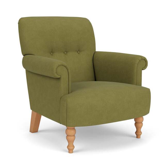 Harriet Armchair - Apple - House Linen Mix - The Cotswold Company - image 1