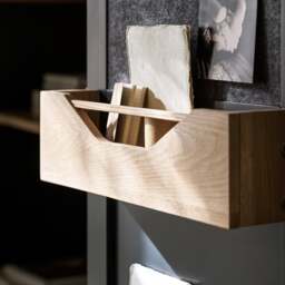 Hideaway Home Office - Chester Charcoal - The Cotswold Company - thumbnail 2