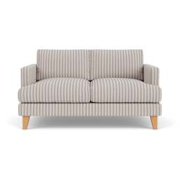 Large 2 Seater Sofa - Indigo - Kingham Stripe - Jackson - The Cotswold Company - thumbnail 2