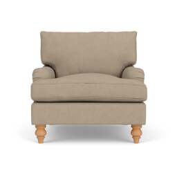 Armchair - Natural - House Linen Mix - Morris - The Cotswold Company - thumbnail 2