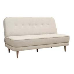 Sofa Bed 3 Seater Sofa  - Natural - House Linen Mix - Express Delivery Sofas - Buckley  - The Cotswold Company - thumbnail 3