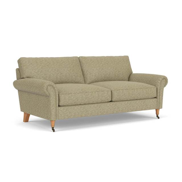 3 Seater Sofa - Apple - Herringbone Weave - Osbourne - The Cotswold Company - image 1